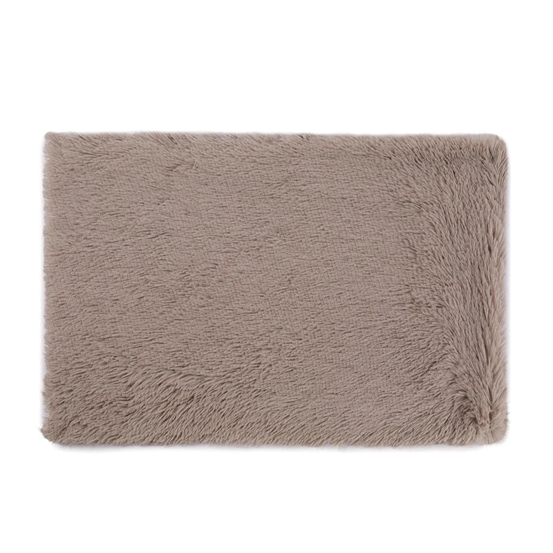 Super Soft Fleece Fluffy Pet Blankets- Extra Warm-Breathable- for Small Medium Large Dogs-Beds & Blankets