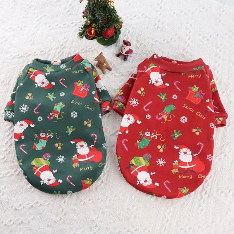 Christmas Dog Clothes- Winter Pet Clothing -Sweaters -size XS- 4XL