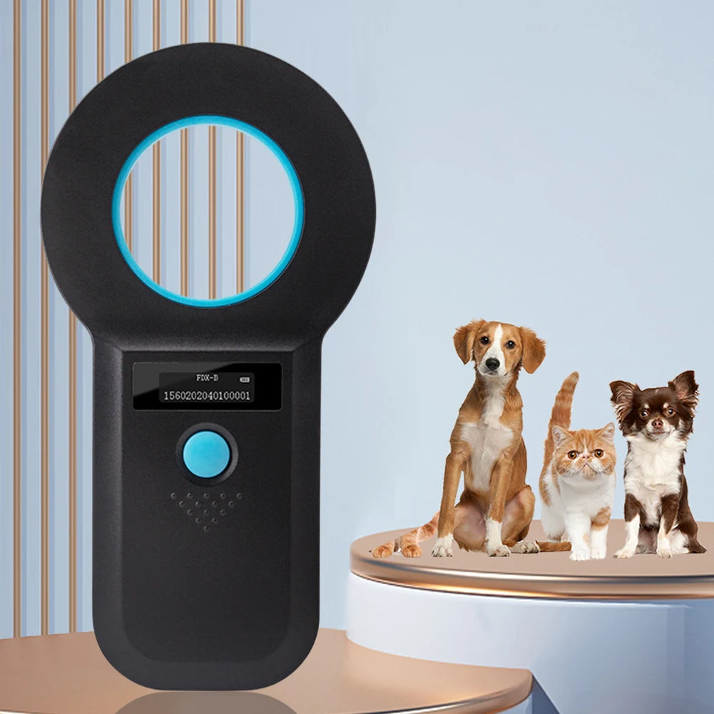 Handheld Animal RFID EMID Reader- OLED Display EMID FDX-B(ISO11784/85)- Animal Chip Scanner-Scanner for Cat Dog