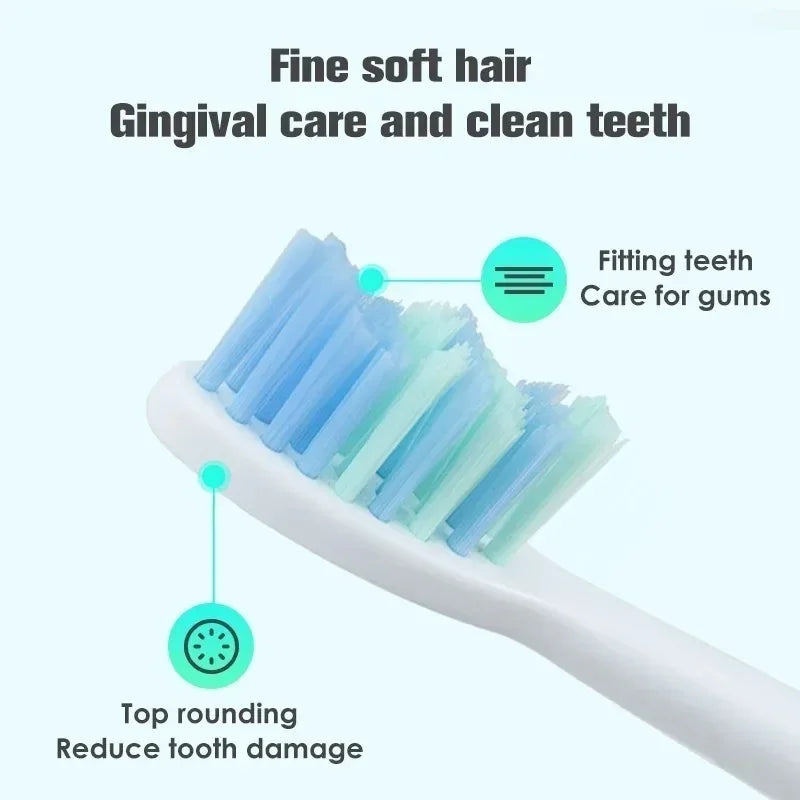 USB Electric Pet Replacement Rechargeable Toothbrush Electric Dog Cleaning Cat Brush with Tool Head