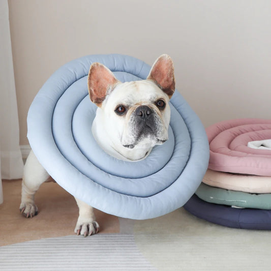 Wound Recovery Collar- Adjustable-Ring Collar- Prevent Licking-size S to XL-Collar/Leashes