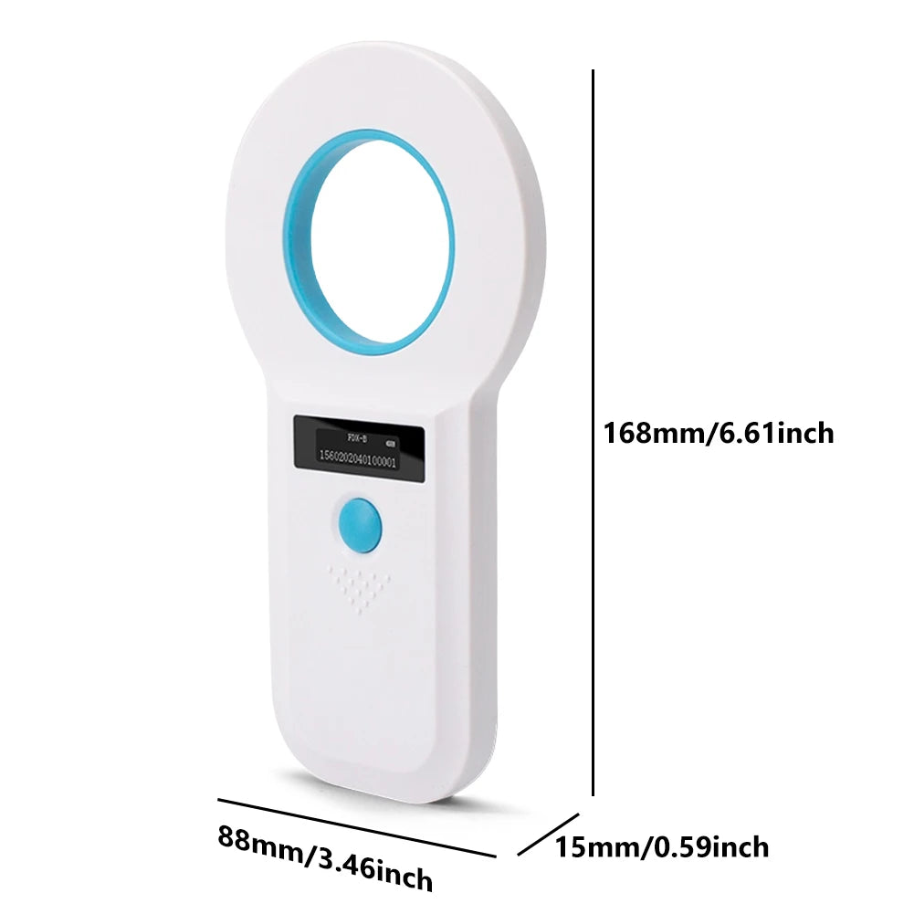 Handheld Animal Pet Microchip Reader- EMID FDX-B(ISO11784/85) RFID EMID Micro Chip Scanner -Pet Tag Scanner for Pets