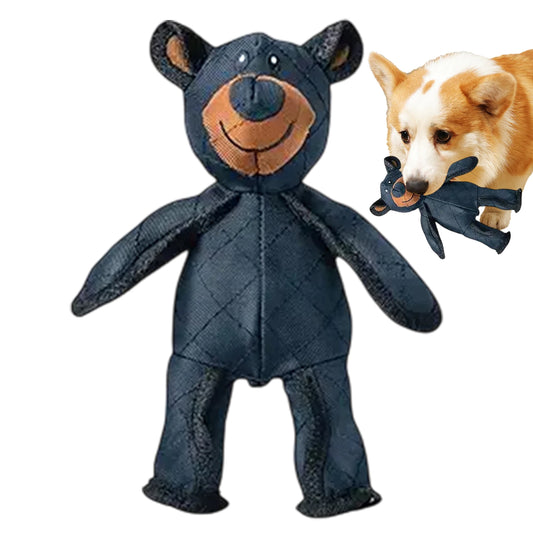 Squeaky Plush Bear Dog Toy-  Teddy Extreme Bear- Puppy Biting Toys- Chew Squeaky Dog Toys
