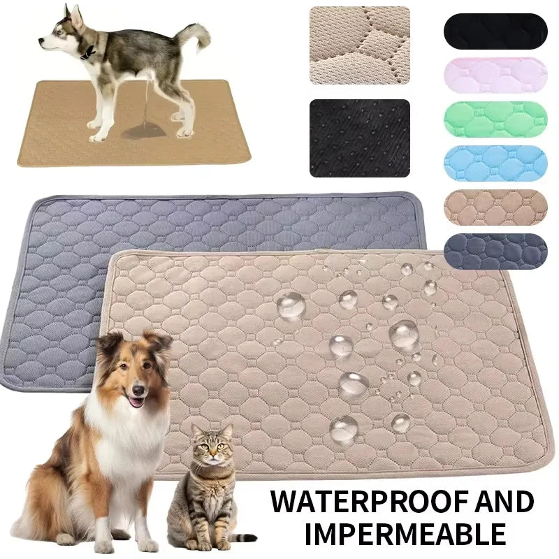 Dog Urine Pads- Washable- Reusable- Anti Slip Pet Pee Pad- Puppy Training Pad-Car Seat Cover-Beds &Blankets