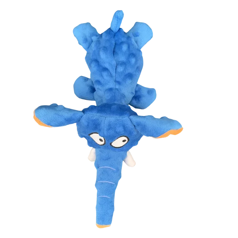 Plush Squeak Toy- Elephant Shell-Durable -Dog Chew- Interactive-Dog Toys