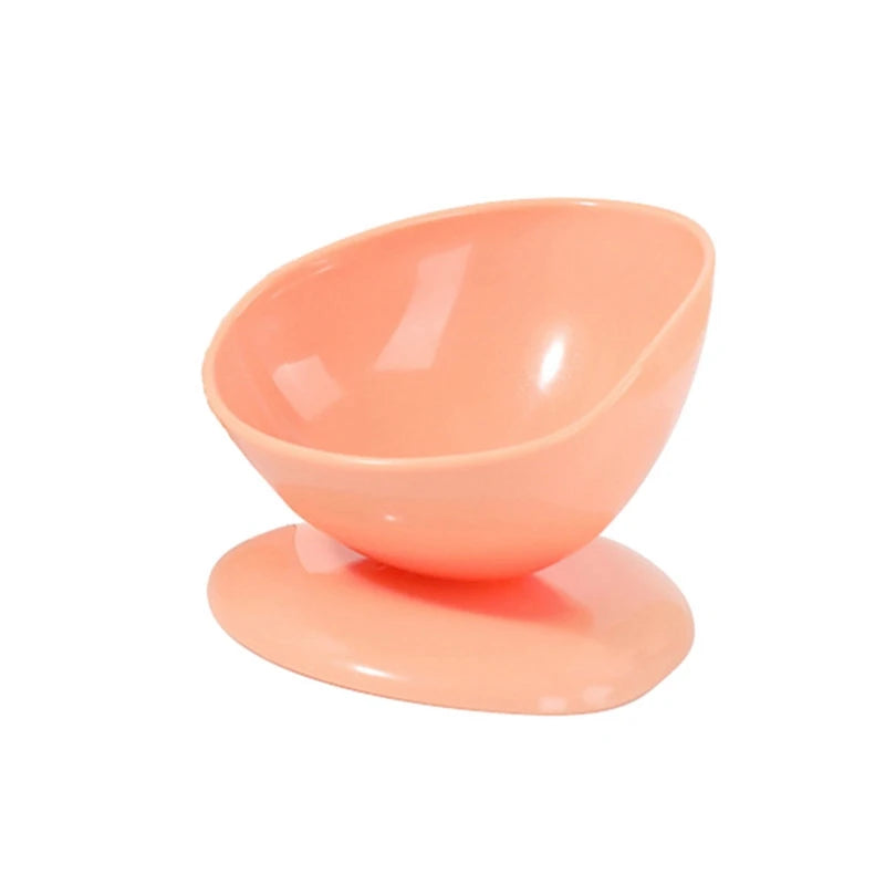 Tilted Raised Posture Food Bowl- Neck Protection- Anti- Vomiting 15 Degree Elevated Slanted Stand Pet Bowls
