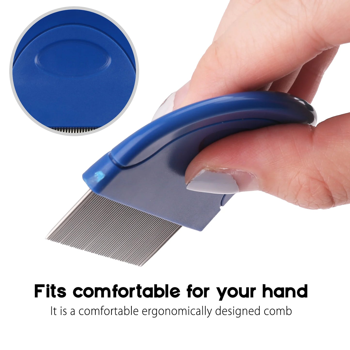 Flea Comb for Dog- Pet Hair Removal Comb-Pet Grooming