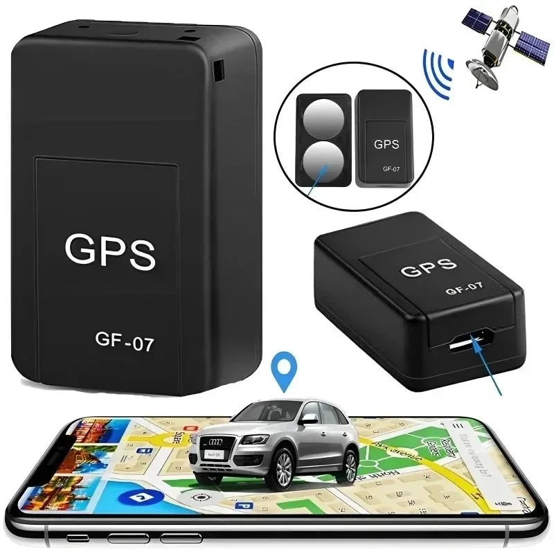GF07 Magnetic Mini GPS Tracker -Real-Time Locator -Car- Pets-Kids- Compact- Portable GPS Locator- Position APP-Pet Accessories