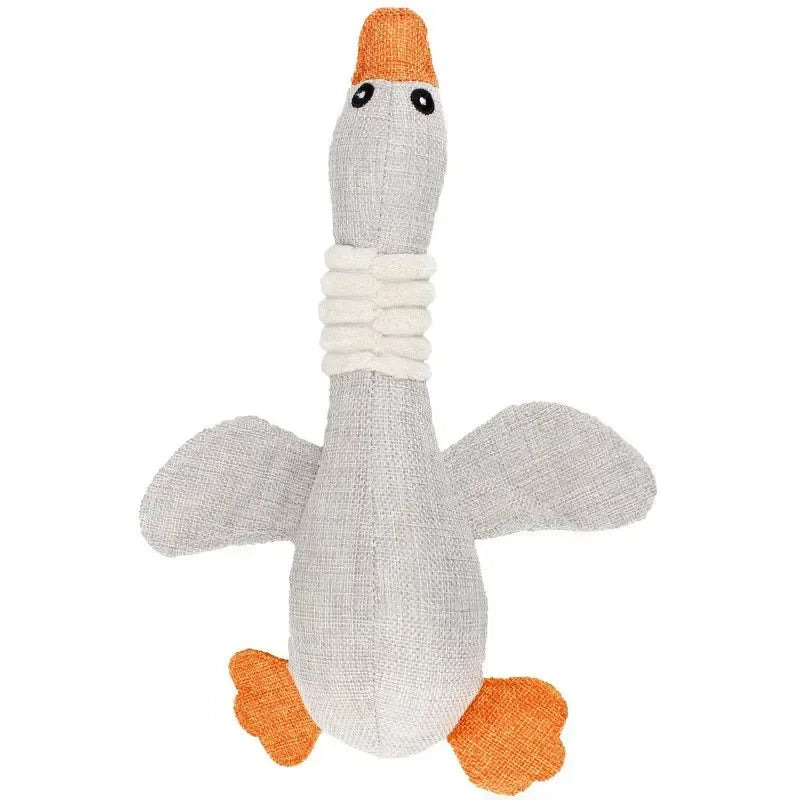 Mallard Duck Dog Toy- for Aggressive Chewers- Squeaky Wild Goose Puzzle Training Toys- Cute Soft Dog Chew Toy
