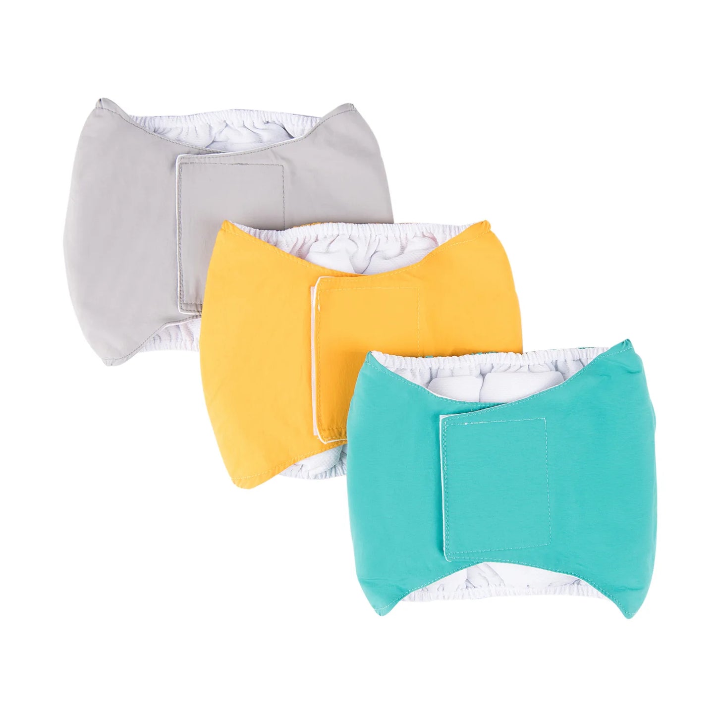 Reusable Male Dog Belly Bands- Washable- Adjustable Diapers- Anti-Mating-Estrus Safety Pants with Absorbent Layer-Sizes XS-XL-Pet Grooming