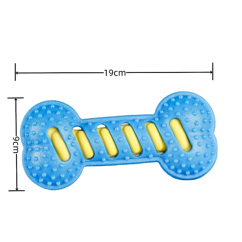Dog Sound Chew Toy- Teeth Cleaning Molar Stick- Rubber Bone- Toy  Interactive Stick Dog Chewing Bite Toys-Dog Toys