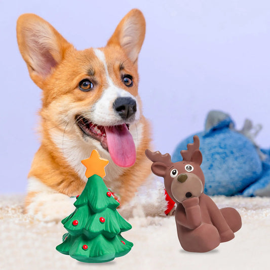 Pet Interactive Chewing Toys- Safe Material -Bite-Resistant- Puppy Entertainment Toy- Teeth Grinding Cleaning