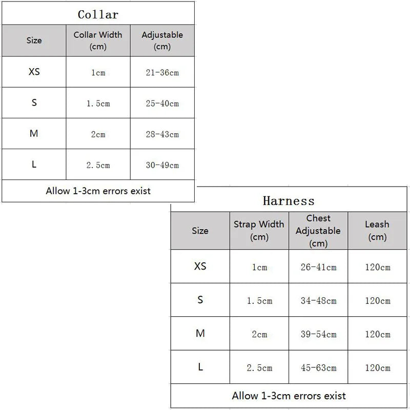 3 pcs Denim Dog Collar Harness Set- Pet Accessories-Collar/Leashes