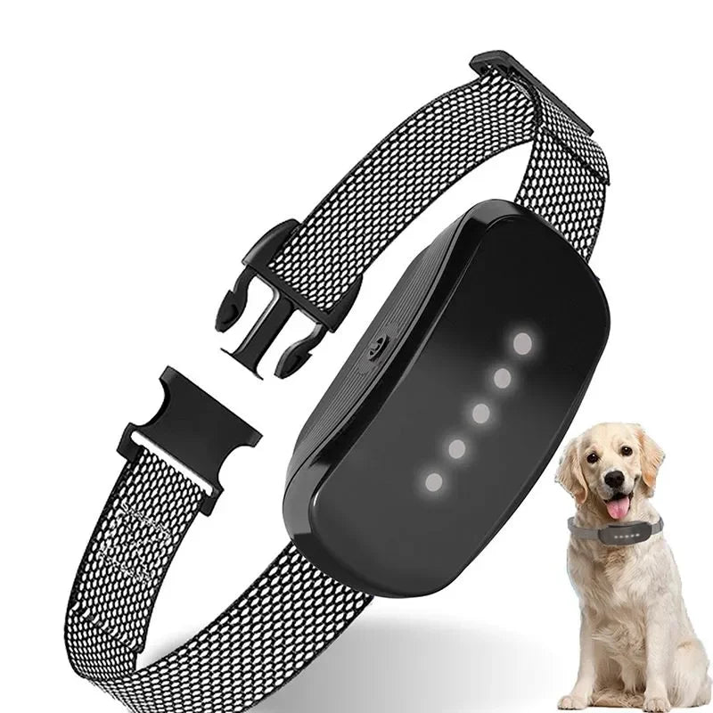 USB Adjustable Training Device Bark Collar- 3 Training Modes-Suitable for Dogs from 8 to 150 pounds-Training