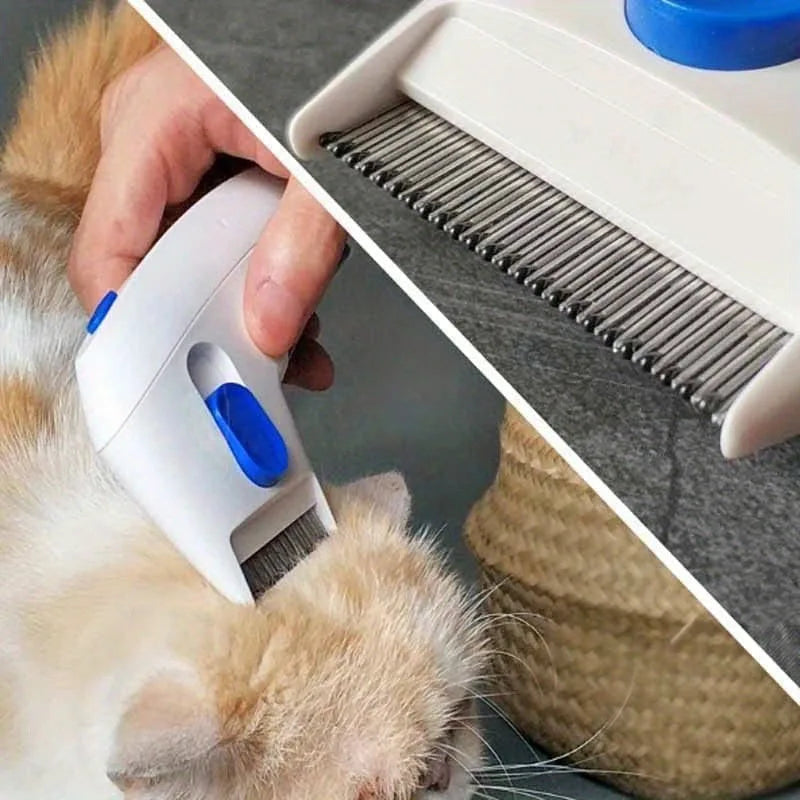 1pcs Cat & Dog electric Flea Comb, removes loose Hair fleas, and eggs electronic Remover, suitable For Cats, Dogs