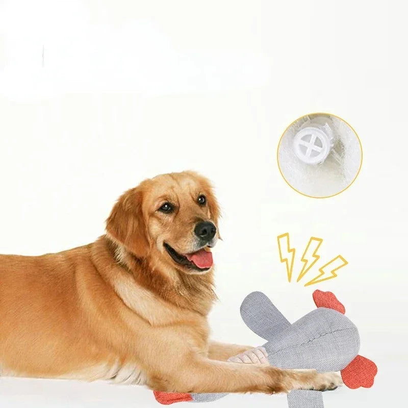 Mallard Duck Dog Toy- for Aggressive Chewers- Squeaky Wild Goose Puzzle Training Toys- Cute Soft Dog Chew Toy