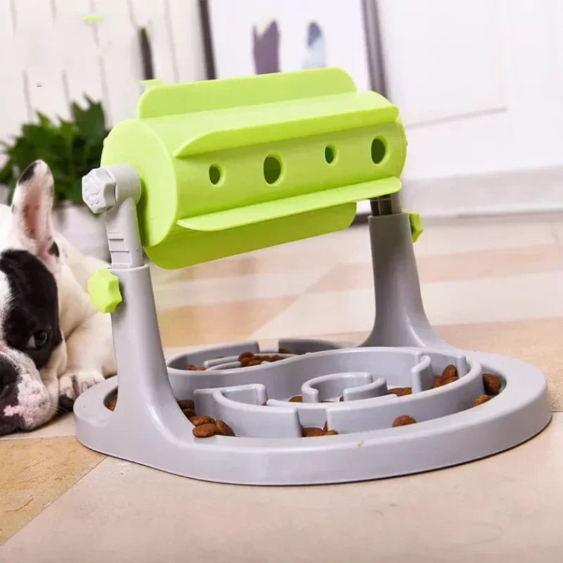Dog Puzzle Roller Missing Food Toy, Feeding Interactive Toy