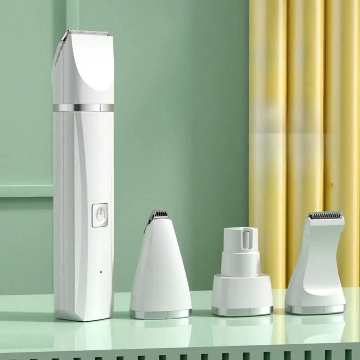 Dog  Grooming Kit Hair Low Noise Paw Trimmer- Rechargeable - Cordless Quiet Nail Grinder Shaver