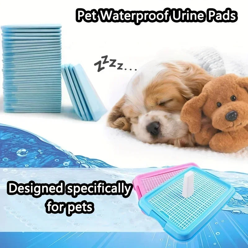 40/50/100/200pcs Super Absorbent Odor-Control Disposable Dog Training Pads-Pet Grooming