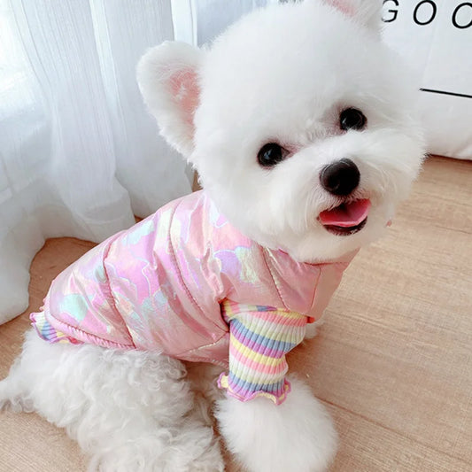 Winter Dog Clothes For Small Dogs- Waterproof- Puppy Dog Jacket Vest Coat- Clothing Warm Chihuahua French Bulldog Outfit Apparel