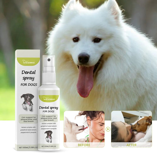 Pet Dental Spray - Mint Fresh Oral Cleansing Deodorant