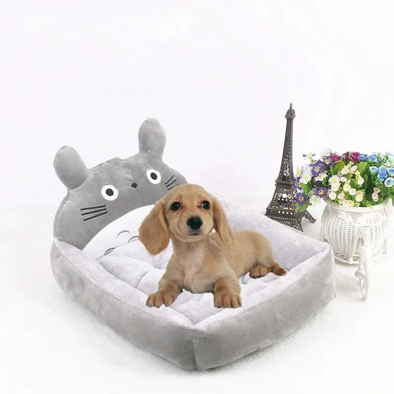 Winter Warm Dog Sofa Bed-Non-Slip Bottom-Washable Cartoon Pet Beds for Small Dogs-S M L sizes-Beds & Blankets
