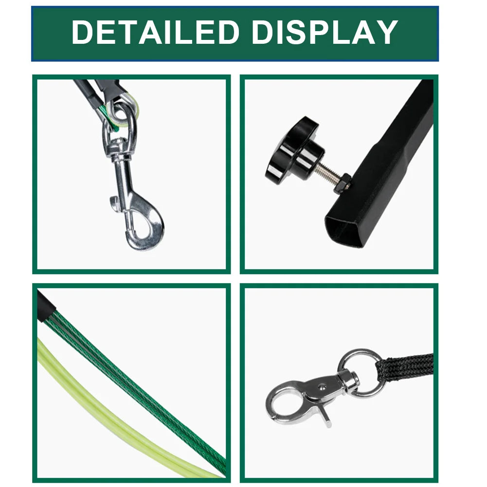 Pet Grooming Table- Holder with Bracket Arm- Adjustable- Telescopic Table- Foldable- Pets Grooming