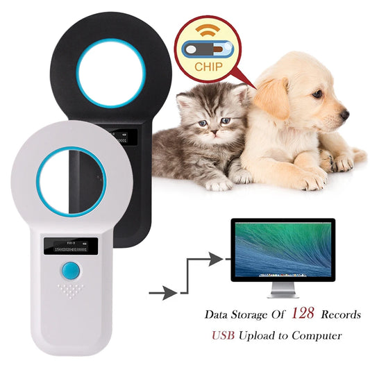 Handheld Animal RFID EMID Reader- OLED Display EMID FDX-B(ISO11784/85)- Animal Chip Scanner-Scanner for Cat Dog