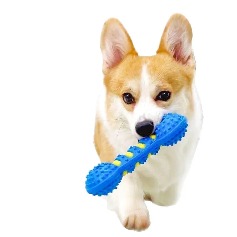 Dog Chew Toy- Teeth Cleaning Molar Stick- Rubber Bone- Toy  Interactive Stick Dog Chewing Bite Toys-Dog Toys