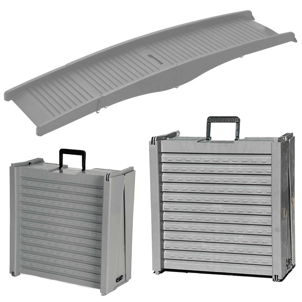 Dog Ramp- Folding 59x15.8Inch -Portable Pet Stair Ramp -Non-Slip Rug Surface -Pet Ramp Stairs for Reaching high Places