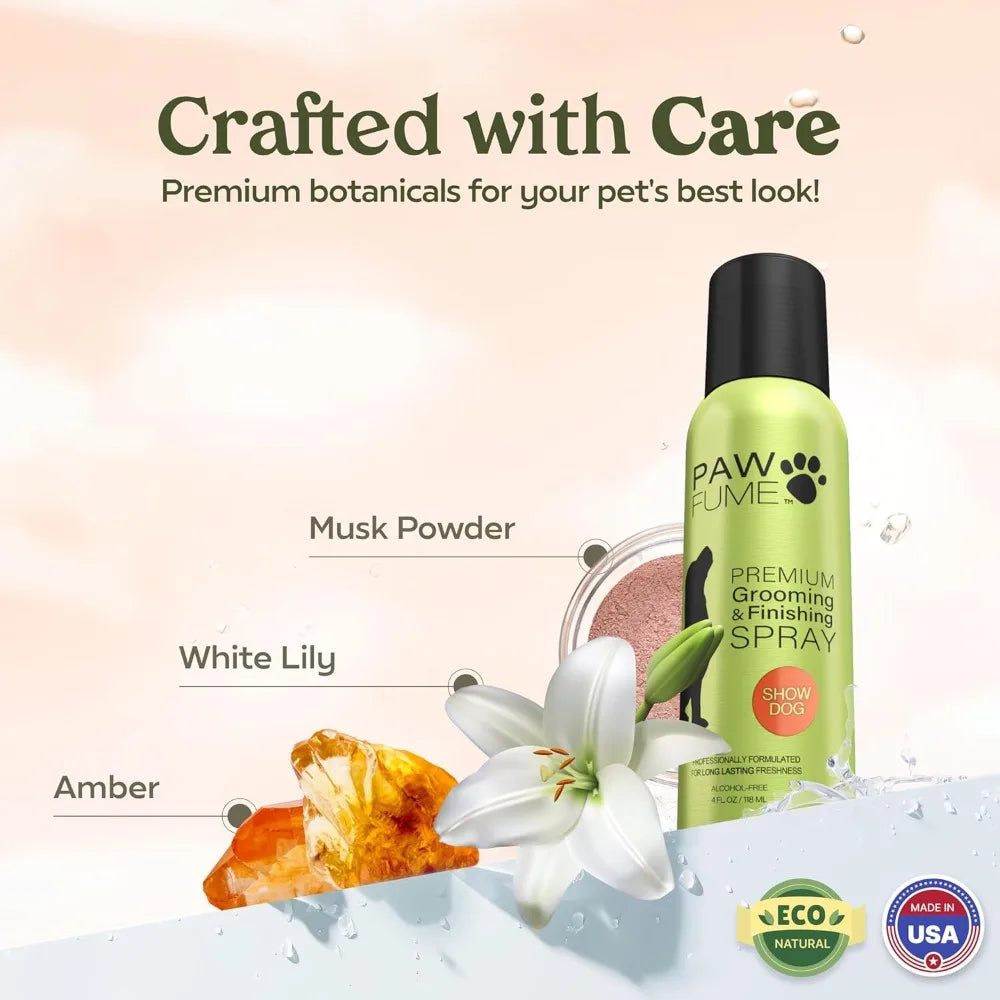 Dog Perfume Spray- Long Lasting Scent for Grooming- Show Dog-1-Pack – Hypoallergenic- Alcohol-Free- Detangling Formula- Moisturizing Pet Cologne-Pet Grooming