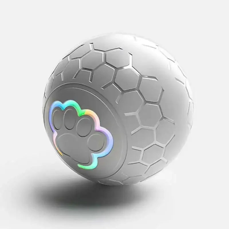 Smart Dog Ball Toy- Electronic Interactive Toy-USB Automatic Bouncing Rolling Toy Ball With RGB Lights-Dog Toys
