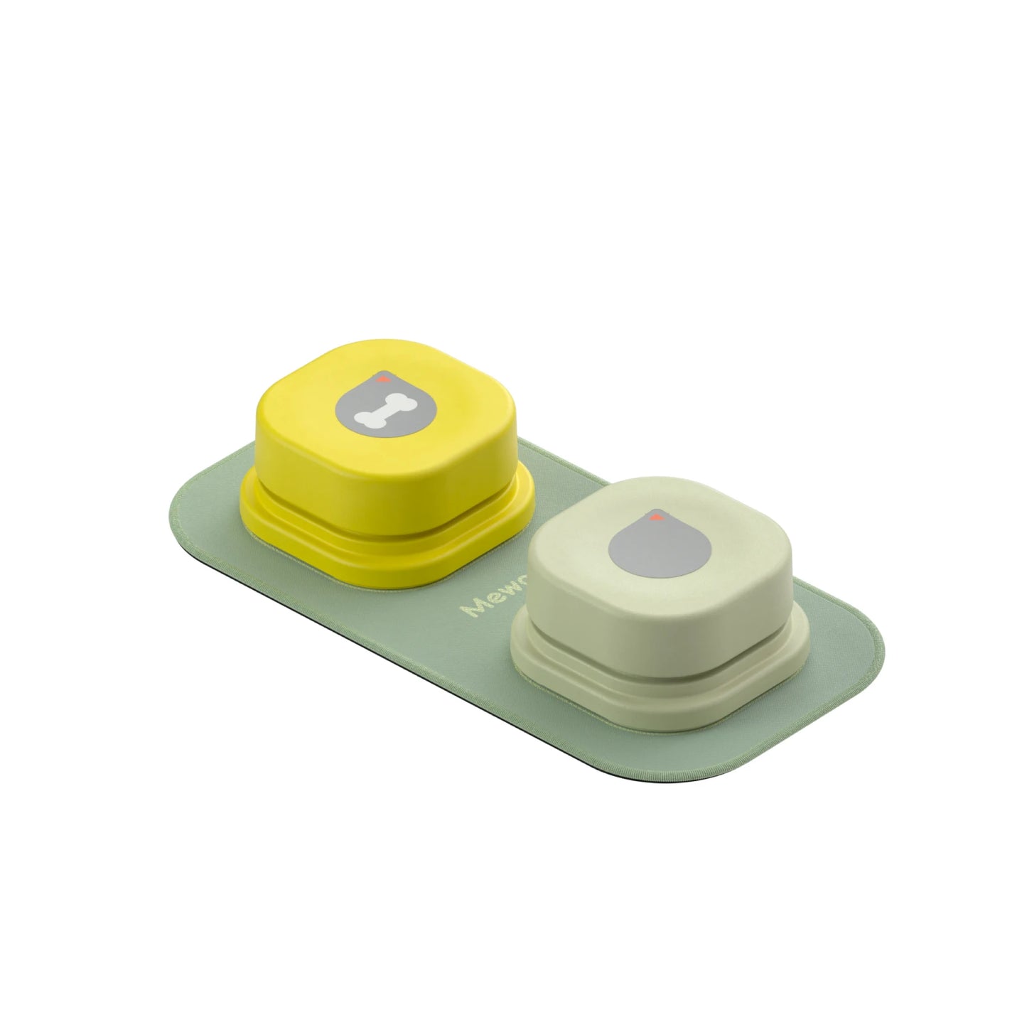 MEWOOFUN Interactive Dog Talking Buttons with Mat-Pet Communication Vocal Training- Easy To Use