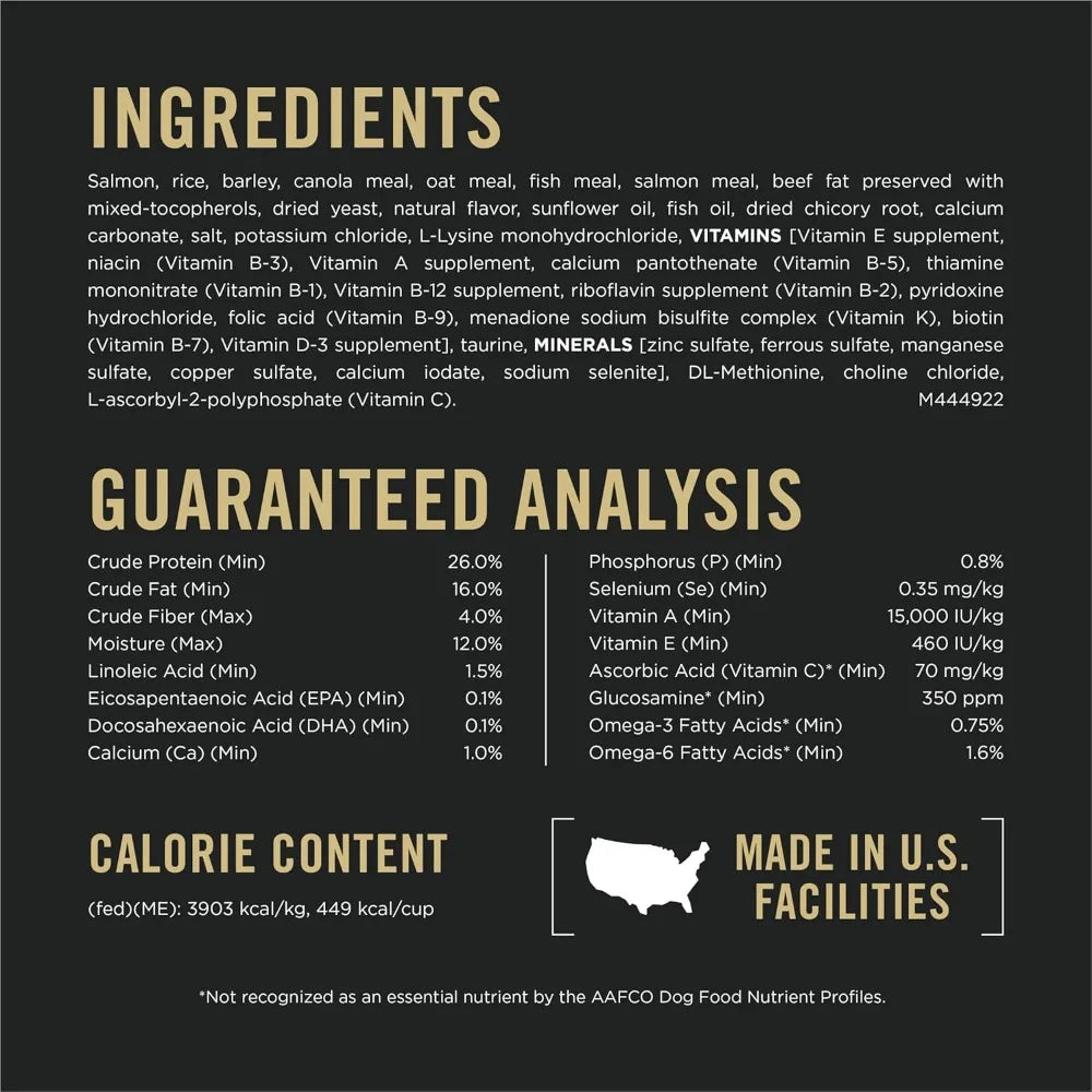 Sensitive Skin and Stomach Dog Food Dry- Adult Salmon & Rice Formula- Digestive Health - 30 lb. Bag