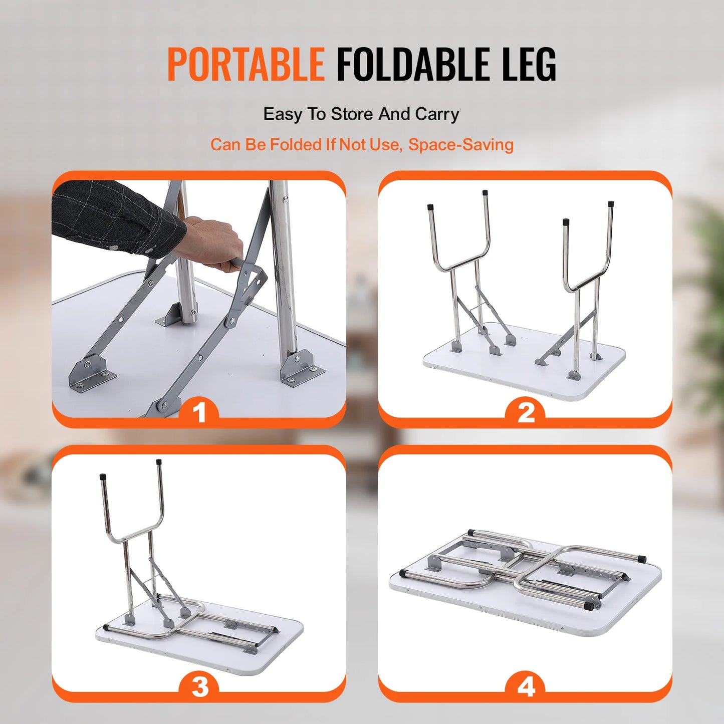 SucceBuy Pet Grooming Table Two Arms w/ Clamp Dog Grooming Station- Foldable Pets Stand for Medium Small Dogs with Grooming Loop-Pet Grooming