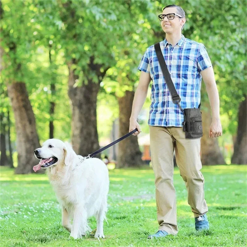 Portable Dog Treat Pouch Bag- Dog Training Treats Food Pouches- Fanny Pack Treat Holder