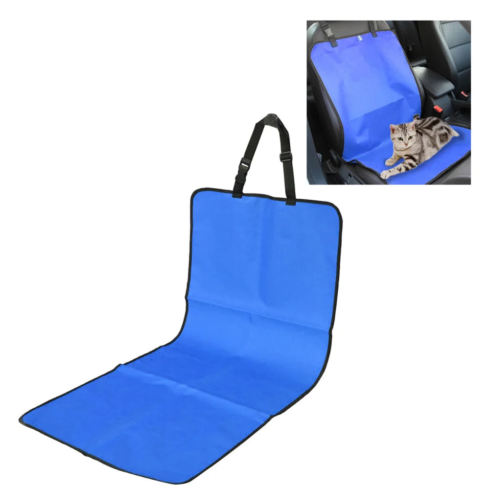Foldable Car Pet Seat Pad Waterproof Dirt Resistant Solid Color Cars Rear Seats Cushions Pet Cat Dog Carrier Mat Seat Cover
