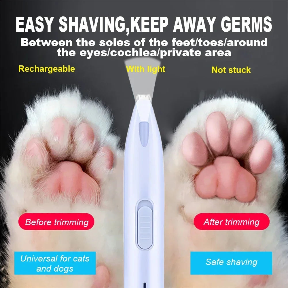 Trimmer Professional Dog  Trimmer Grooming Butt Ears feet electric Pet Hairdresser Scissors