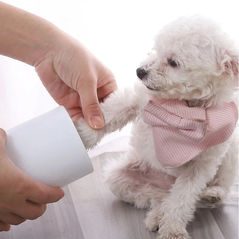 Dog Foot Cup Cleaner-Quick Manual Wash- Silicone Soft Cup - for Paws