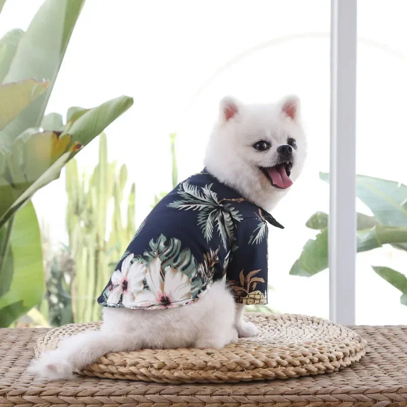 Hawaiian Style Pet Dog Clothe- Summer Sand Beach Dog Shirts- Sizes XS-2XL-Costumes/Apparel